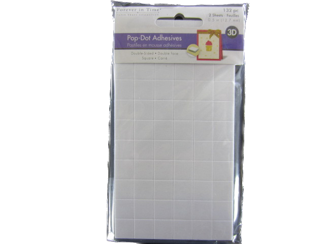 3D White Micro Pop  Square 132 pcs. XXX  